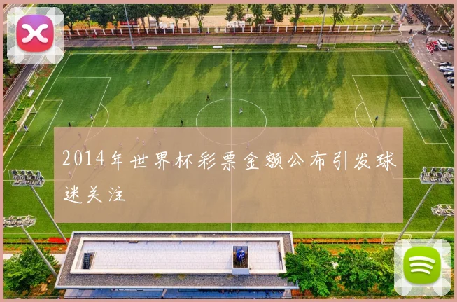2014年世界杯彩票金额公布引发球迷关注